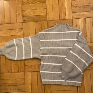 Line & Dot Striped Sweater